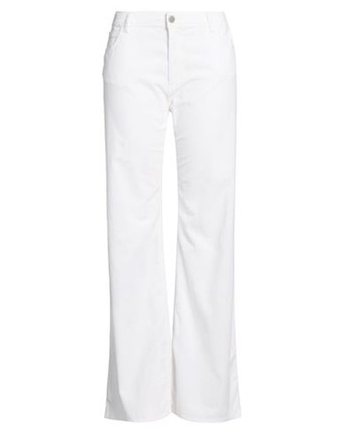 Woman Pants Ivory Size 27 Cotton, Lyocell, Elastane