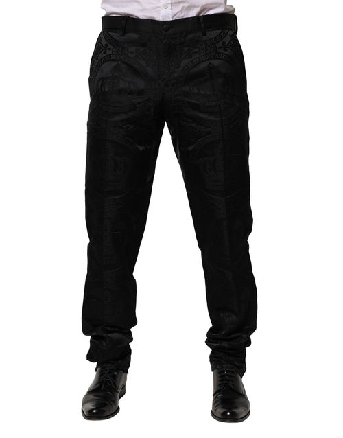 DG Crown Logo Trousers — Black