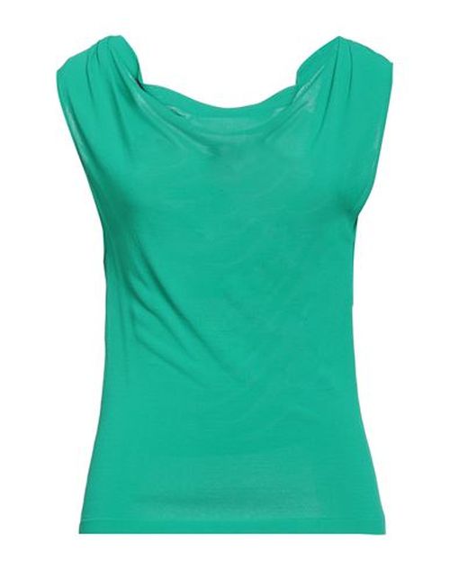 Woman Top Emerald green Size 4 Viscose, Polyester