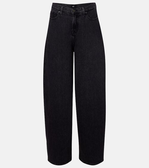 Balloon barrel-leg jeans