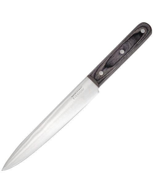 Everyday 8in Stainless Steel Slicer Knife with Wood Handle