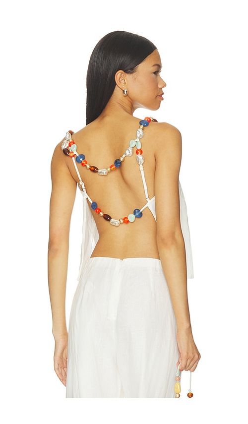Cult Gaia Eira Top in White. L. Also in