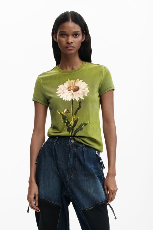Fitted daisy T-shirt