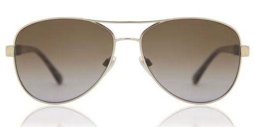 Burberry BE3080 Polarized 1145T5 Women’s Sunglasses Gold Size 59