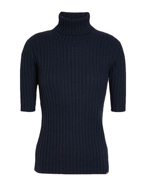 Woman Turtleneck Navy Size 10 Cashmere