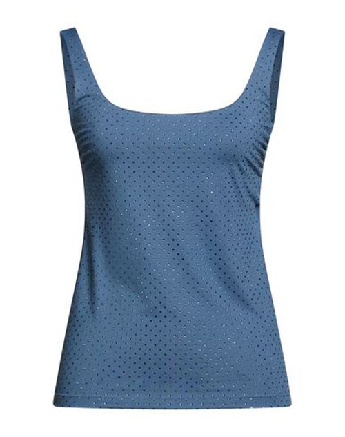 Woman Top Slate blue Size S Polyamide, Elastane