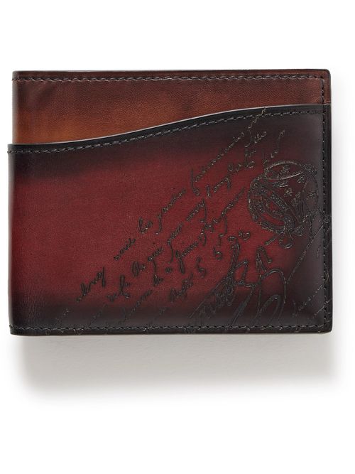 Makore Neo Scritto Venezia Leather Billfold Wallet