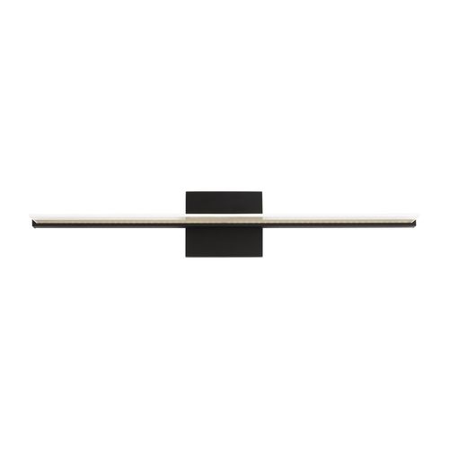 Span 1-Light 4.20"H LED Bathroom Vanity Light in Nightshade Black