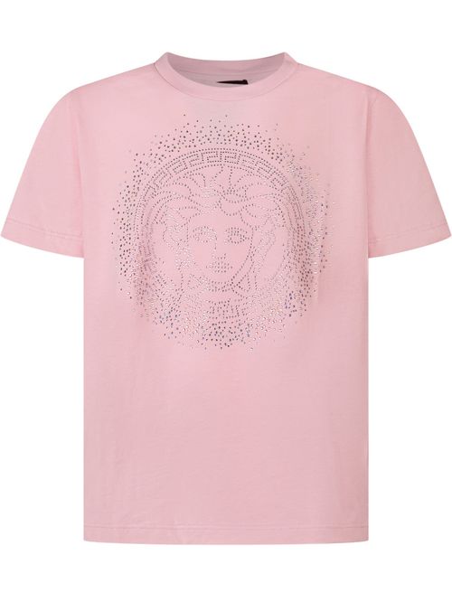 Kids Pink Embellished T-Shirt