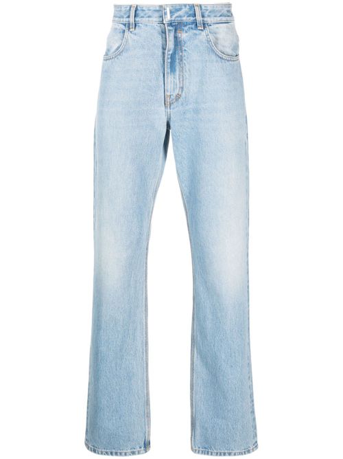 Mid-rise loose-fit jeans - Blue