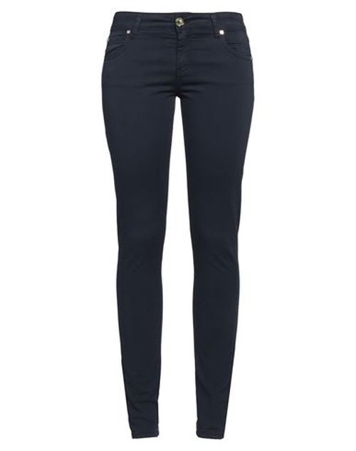 G. sel Woman Pants Midnight blue Size 28 Cotton, Elastane