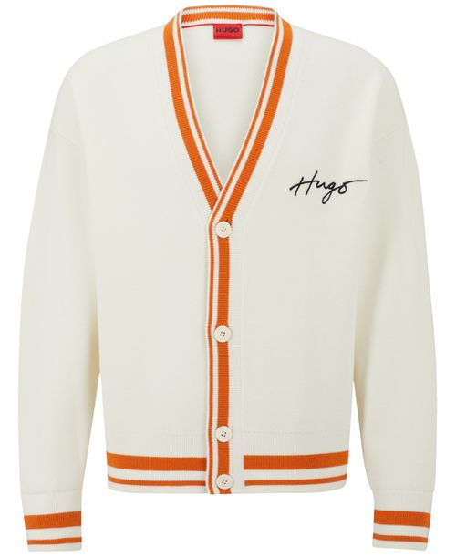 Hugo by Men's Sopporo Cardigan - Open White