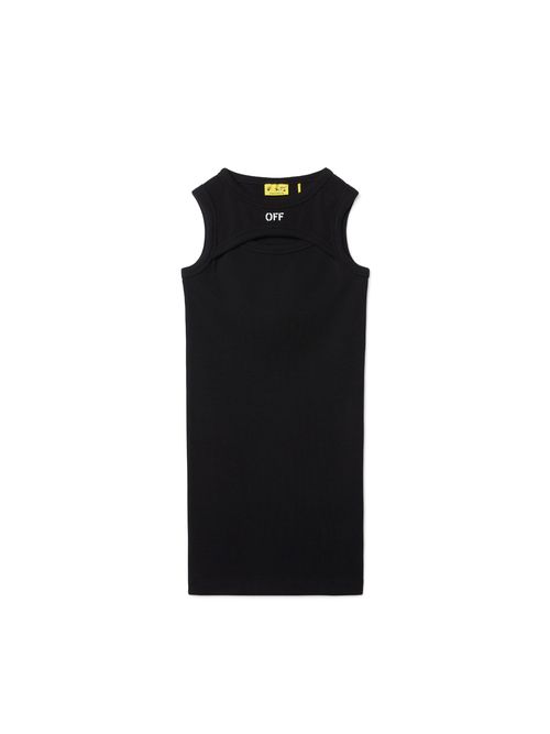 Stamp Ribbed Dress