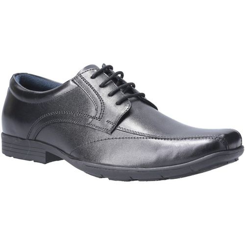 Pod Angus Leather Youth Black Shoe