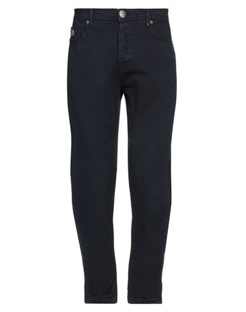 Bl.11 Block Eleven Man Pants Midnight blue Size 34 Cotton, Elastane