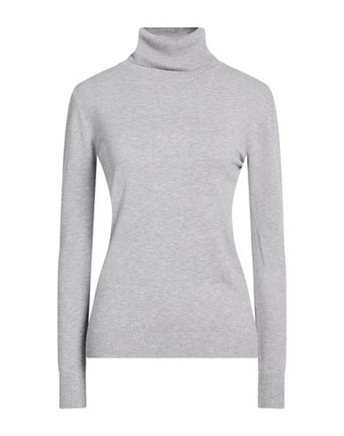 Woman Turtleneck Light grey Size L/XL Viscose, Polyamide, Polyester