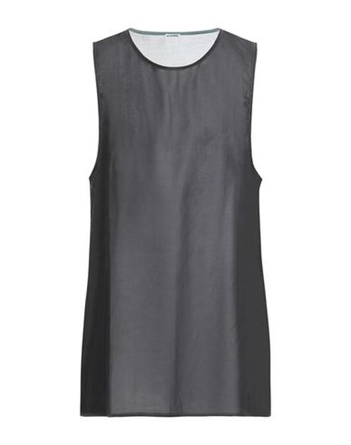 Man Tank top Black Size 40 Cotton