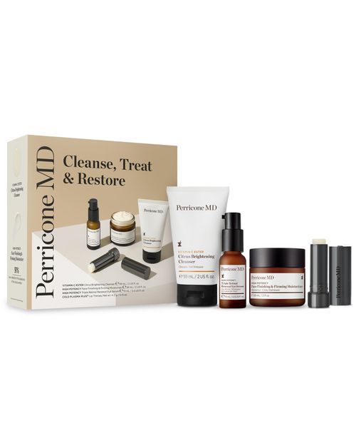 4-Pc. Cleanse, Treat and Restore Skincare Set, Created for Macy's
