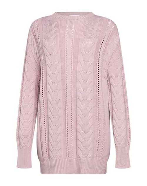 Woman Sweater Pink Size 6 Wool