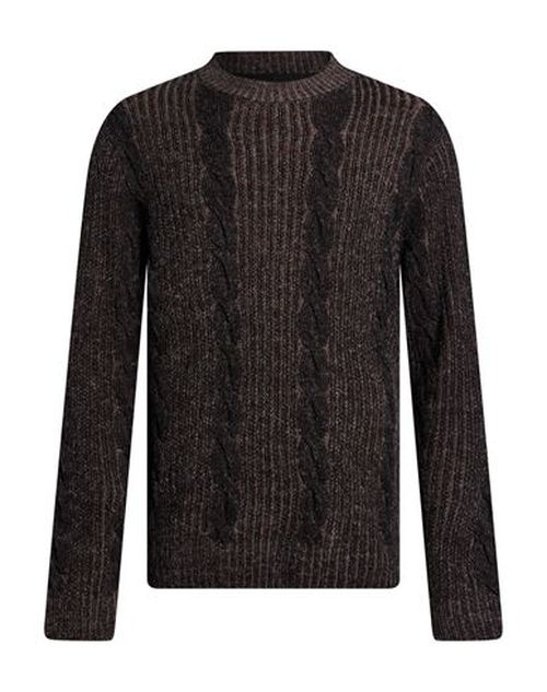 Premium Man Sweater Charcoal Size L Acrylic, Nylon