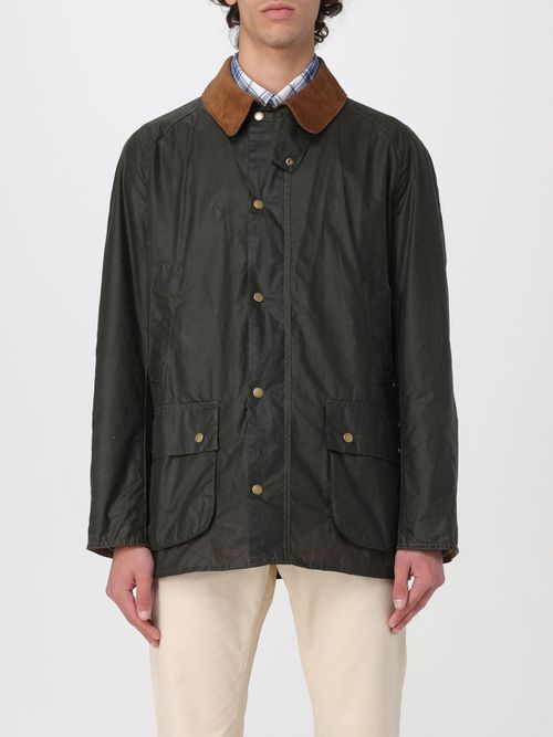 Coat Men color Green