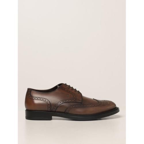 Brogue Shoes Men colour Walnut