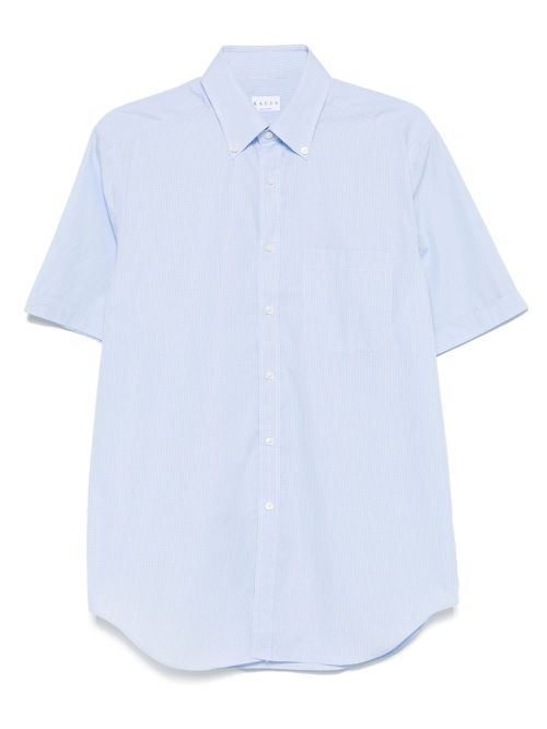 Xacus gingham-check shirt - Blue