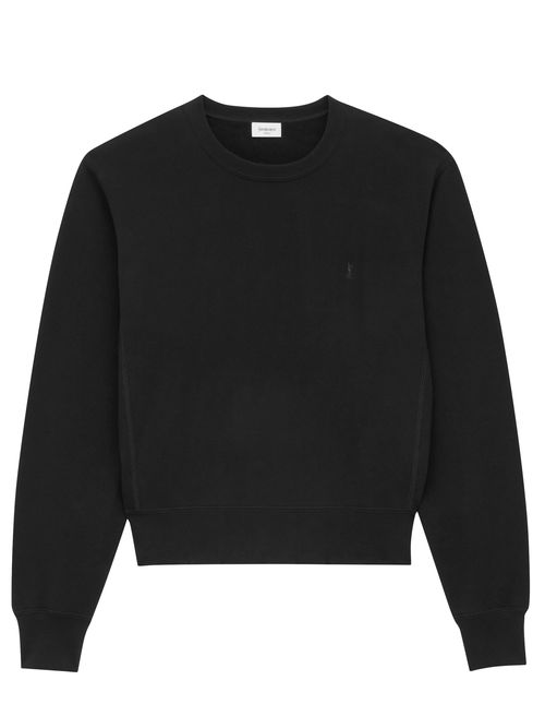 Certified Cotton Sweatshirt with Cassandre Embroidery