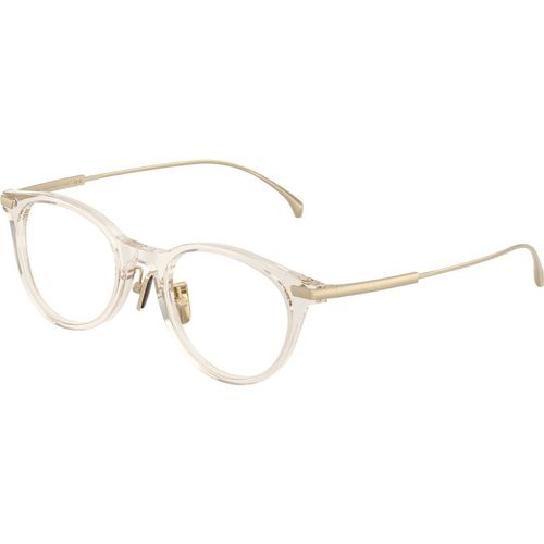 Moncler Unisex Moncler ME2022D 3003 Monturas ópticas Acetato Marrón Transparente Redonda Norma