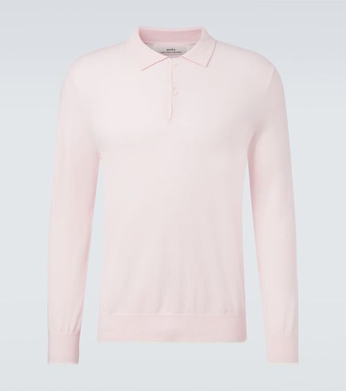 Cashmere polo sweater