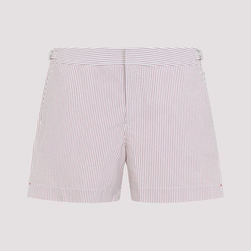 Mini Stripe Seersucker Swim Shorts