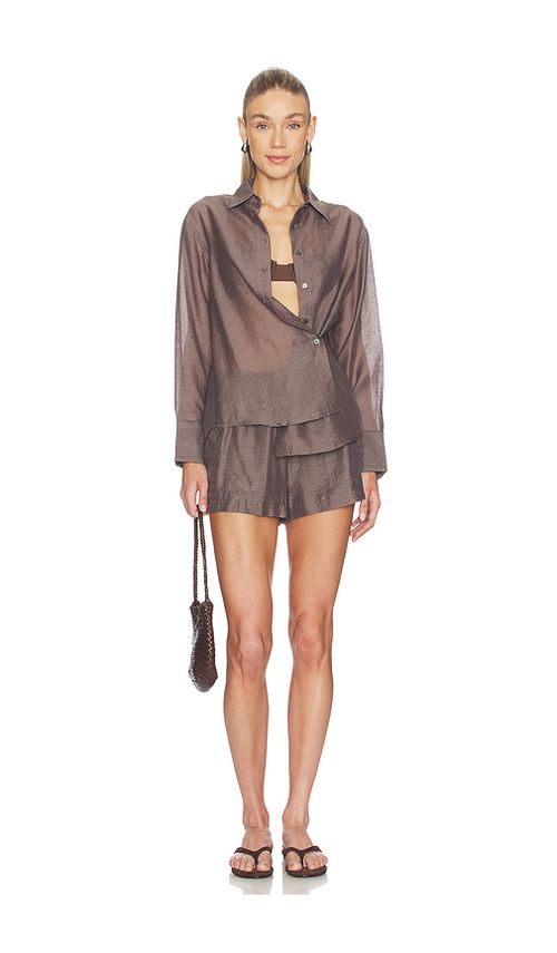 HEARTLOOM COMBISHORT TASH en Brown. L. Also en M, S