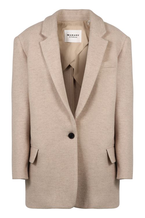 Marant étoile Wool Single-breasted Blazer