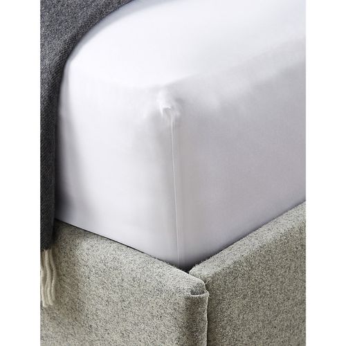 White Savoy Deep Fitted Sheet King