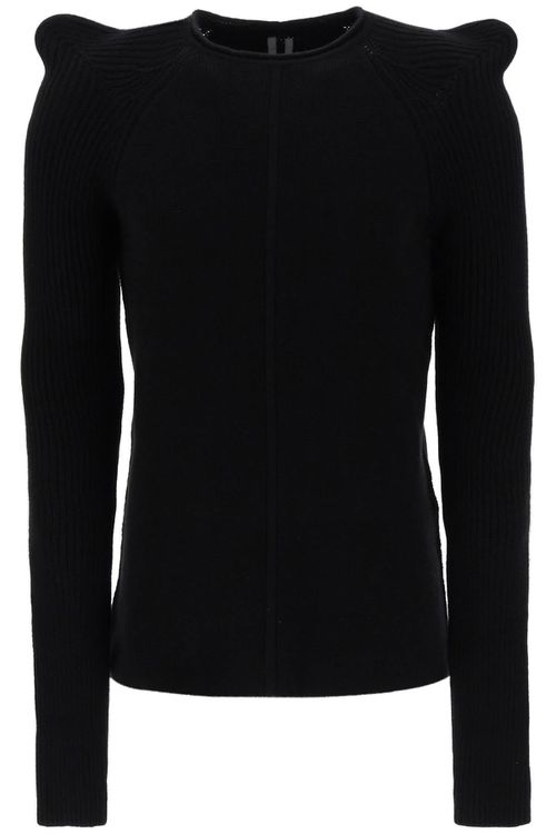 -Pullover In Cashmere Con Spalle A Punta-Uomo