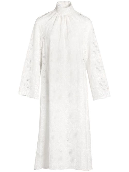 Midi kaftan dress - White