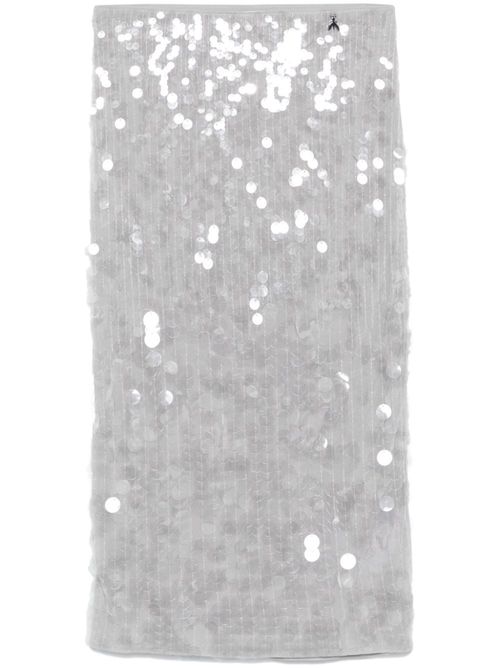 Sequinned midi skirt - Grey