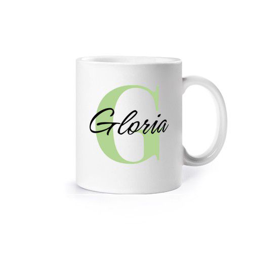 Mug with initials - g