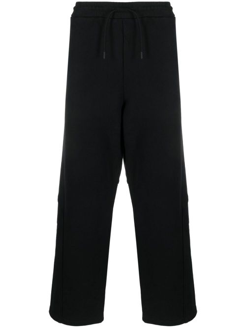 Cotton track trousers - Black