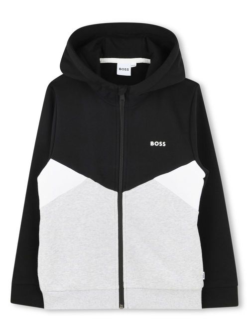 Zip-up hoodie - Black