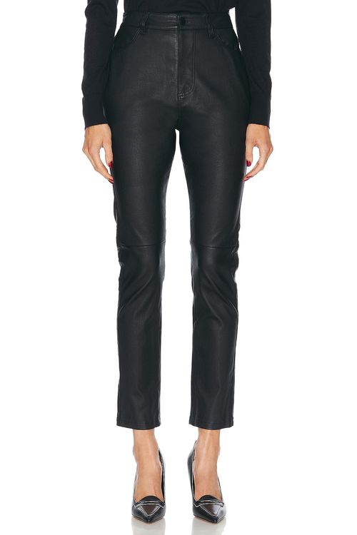 RENGGLI Leather Pant in Ink - Black.  33 also in 27, 28
