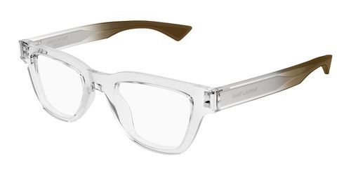 Saint Laurent SL 789 JACQUES OPT 003 Men's Eyeglasses Clear Size 99 - Blue Light Block Available