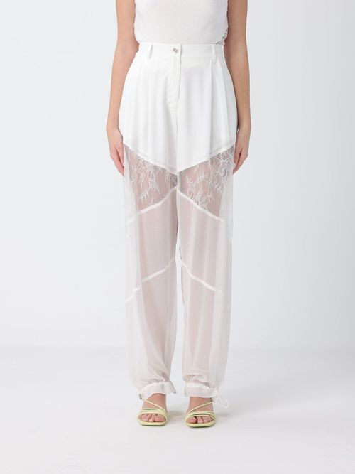 Pants Woman color White