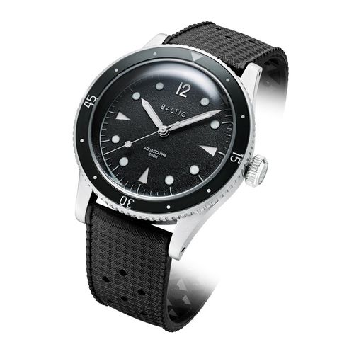 Aquascaphe Automatic Black Dial Mens Watch AQUACLASSICBLACKSILVER