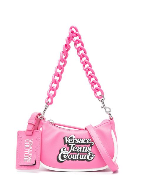 Range Bowling logo-patch tote bag - Pink