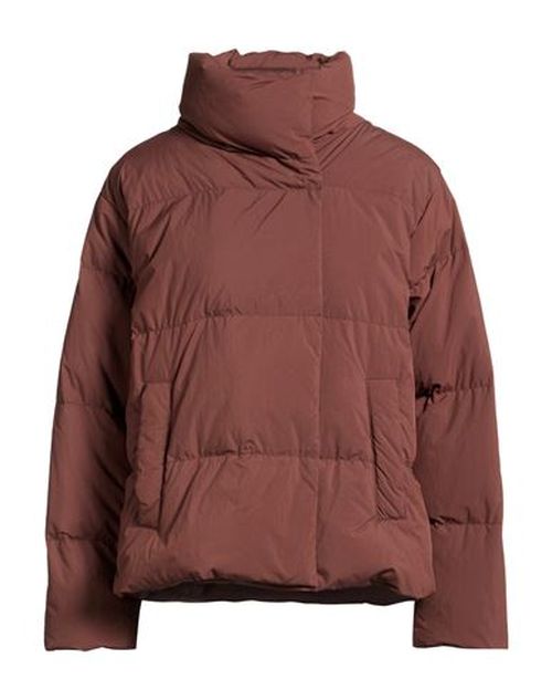 Woman Puffer Chocolate brown Size 2 Polyamide