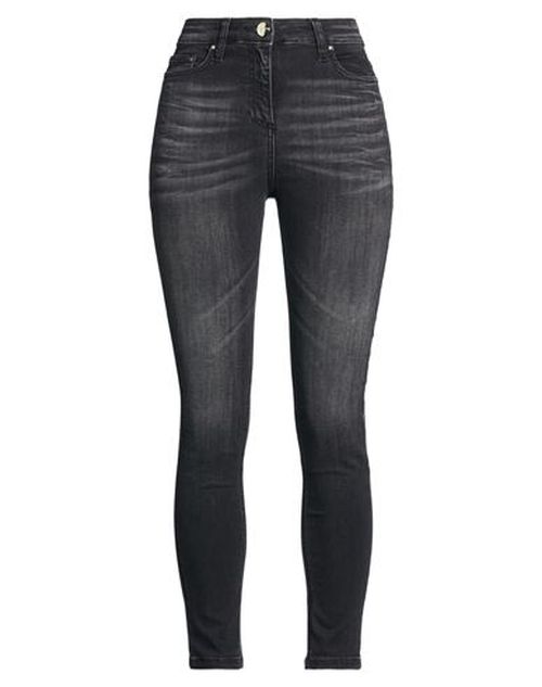 Woman Jeans Black Size 32 Cotton, Elastomultiester, Elastane