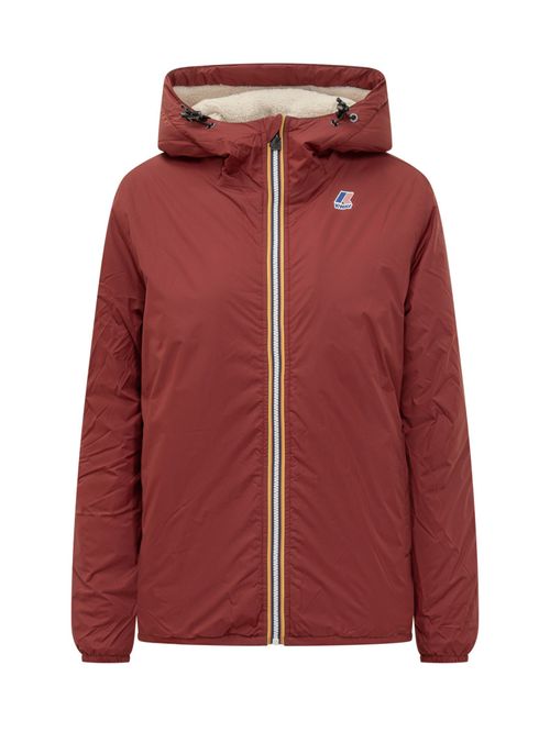 Red Solid Hood Jacket