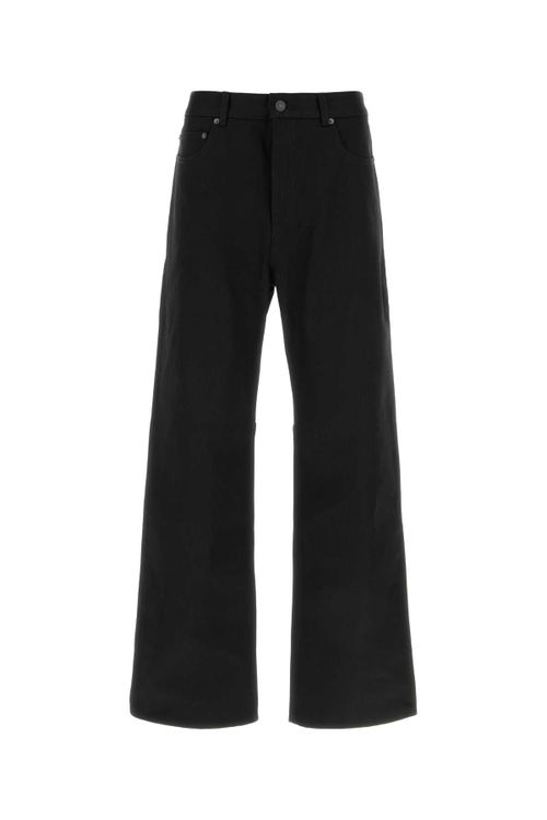 Cotton Trousers — Black