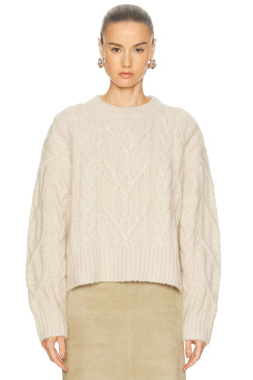 NILI LOTAN Ashley Sweater in Beige